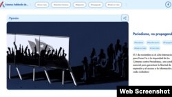 Captura de pantalla de portada de Martí Verifica.