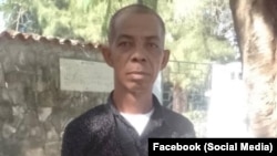 El preso político del 11J Aldo Delgado Romero.