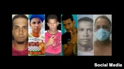 Manifestantes de Caimanera. (Facebook/Marcel Valdes)