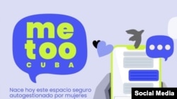 Cartel del Movimiento MeTooCuba en Facebook.