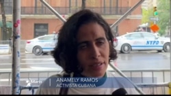 Declaraciones de Anamely Ramos por la presencia de Díaz-Canel en Nueva York  Declaraciones de Anamely Ramos por la presencia de Díaz-Canel en Nueva York