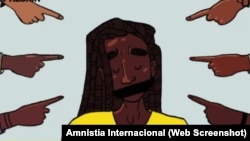 Captura de imagen de un audiovisual informativo sobre la represión en Cuba de Amnistía Internacional.