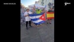 Cubanos en Europa rememoran el estallido del 11J Cubanos en Europa rememoran el estallido del 11J