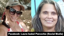 Las doctoras cubanas Yeliecer González y Liana Delgado.