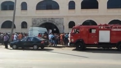 Incendio en los almacenes de San José en el puerto habanero Incendio en los almacenes de San José en el puerto habanero