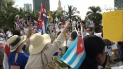 Info Martí | Miami se lanzó a las calles en solidaridad con el 15N y contra la represión en Cuba Info Martí | Miami se lanzó a las calles en solidaridad con el 15N y contra la represión en Cuba