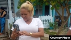 Donaida Pérez Paseiro, liberada este miércoles.