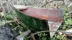 Así fabricaron la balsa en la que llegaron a Islas Caimán Así fabricaron la balsa en la que llegaron a Islas Caimán