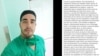 El mensaje retirado de Facebook por el estudiante de enfermería cubano Adriano Masjuán Abad.