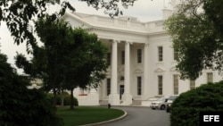Vista general del costado norte de la Casa Blanca. Archivo.