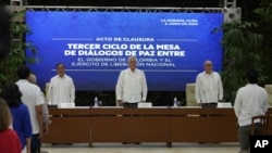 El cese de acciones ofensivas entre las partes fue acordado el 9 de junio en La Habana en el marco del proceso de paz entre el grupo armado ilegal y el gobierno colombiano.