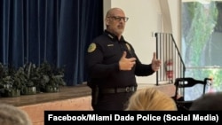 El jefe de la Policía de Miami Dade, Manuel Morales.