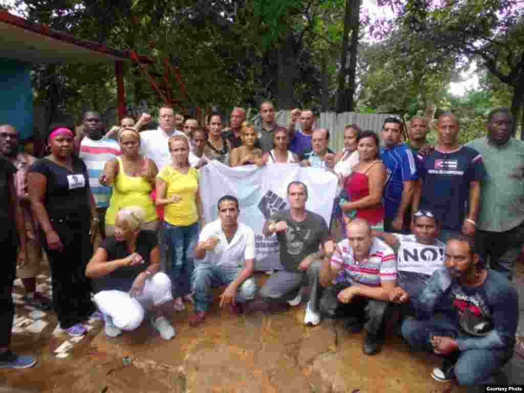 Se reunieron en la mañana del jueves en Boyeros, La Habana, para debatir sobre el destino de la organización e impulsar la Campaña por el No, No, No contra la Dictadura.  