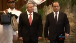 Presidente de Francia finaliza visita a Cuba Presidente de Francia finaliza visita a Cuba