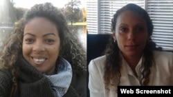 La periodista independiente periodista María Matienzo Puerto y la activista Kirenia Yalit Núñez