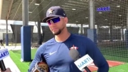 Yuli Gurriel explica a TV Martí la realidad que vive el béisbol con el coronavirus Yuli Gurriel explica a TV Martí la realidad que vive el béisbol con el coronavirus