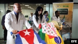 Foto de archivo. Médicos cubanos en Brasil.