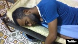 El sacerdote yoruba Alexei Mora Montalvo, en huelga de hambre desde el 15 de enero pasado.