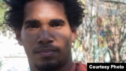 El joven artista Luis Manuel Otero Alcántara, impulsor del Movimiento San Isidro.