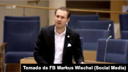 FOTO ARCHIVO. El diputado sueco Markus Wiechel.