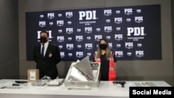 Funcionarios de la Aduana Metropolitana y Policía de Investigaciones detectan y evitan el ingreso de metanfetaminas a Chile.