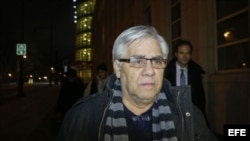 El ex magistrado guatemalteco Héctor Trujillo (izda).