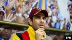 El líder opositor venezolano, Henrique Capriles.