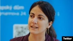 La coordinadora de Cuba Decide Rosa María Payá.