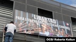 Poster " Libertad para los Presos Políticos Cubanos "