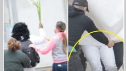 Líder de las Damas de Blanco Berta Soler, arrestada tras las "bambalinas" de la SE Líder de las Damas de Blanco Berta Soler, arrestada tras las "bambalinas" de la SE