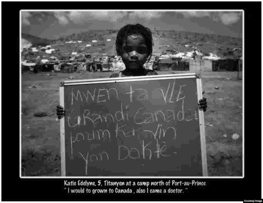 "Me gustaría ir a Canadá y convertirme en doctora". Foto Roberto Koltún, cortesía de The Miami Herald.