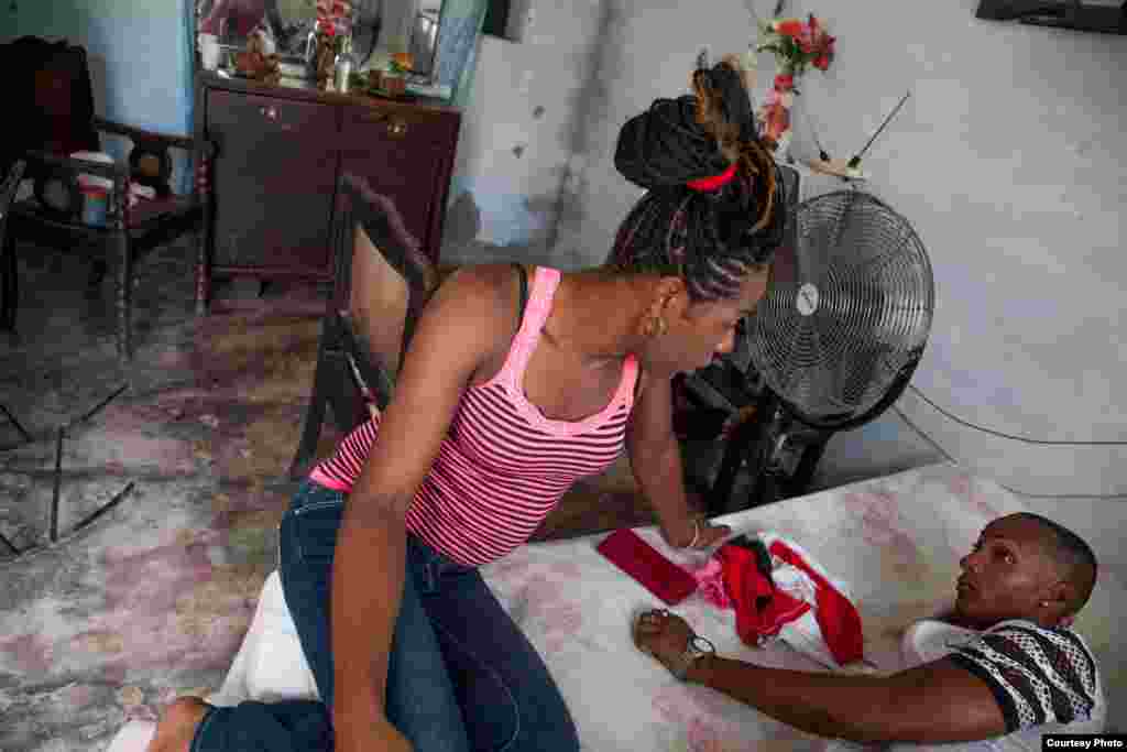 Mariette viajó a Cuba en 2012 y 2013 para llevar a cabo su proyecto fotográfico.