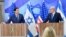 El secretario de Estado de EEUU, Marco Rubio, realiza una conferencia de prensa en Israel con el primer ministro israelí, Benjamín Netanyahu, lunes, 15 de septiembre del 2025
