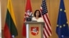 Omara Ruiz Urquiola en la Embajada de Lituania en Washington, DC, el 14 de septiembre de 2021.