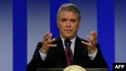 El presidente colombiano Iván Duque.