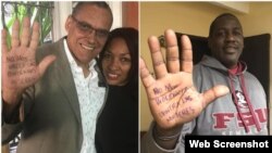 De izq a der Jorge Olivera, Nancy Alfaya y Juan A Madrazo.