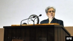 La vicepresidenta del Consejo de Estado y Contralora General de la República, Gladis Bejerano Portela.