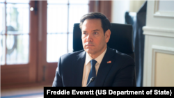 El secretario Marco Rubio participa en una sesión de ministros de Asuntos Exteriores del G7 en Charlevoix, Canadá, el 13 de marzo de 2025. (Foto oficial del Departamento de Estado por Freddie Everett)