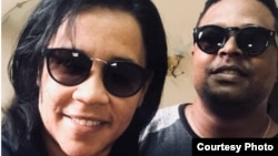 Marthadela Tamayo y Osvaldo Navarro