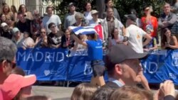 Maratonista Eugenia Gutiérrez dedica su carrera en Madrid a presos políticos cubanos Maratonista Eugenia Gutiérrez dedica su carrera en Madrid a presos políticos cubanos