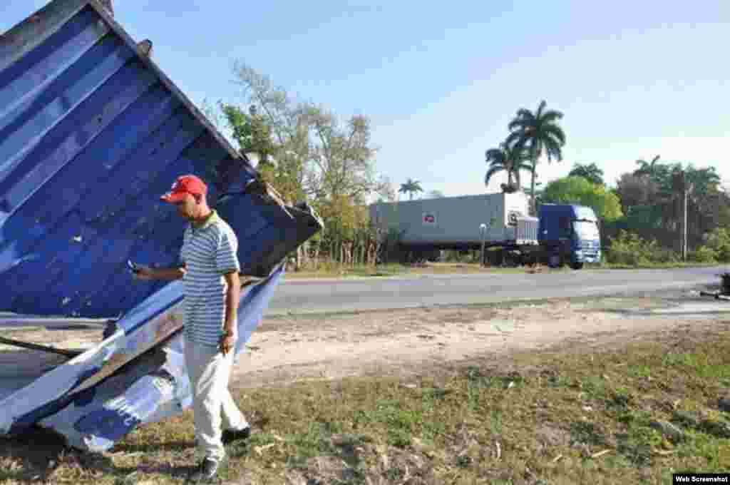   Accidente de tránsito en Jatibonico, Sancti Spíritus.