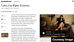 The New York Times sobre homosexuales cubanos