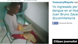 Reporta Cuba. Ingreso de Yosmany Mayeta.