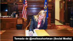 La presidenta de la Cámara de Representantes en Minnesota Melissa Hortman, y su esposo Mark fueron asesinados a tiros este sábado.