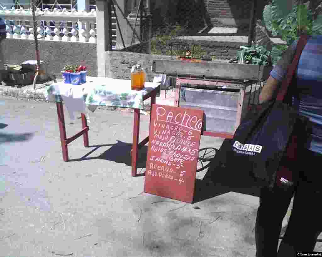 El reportero ciudadano de José R Borges recorre mercados privados  de venta a la población en Cabaiguán, Sancti Spíritus.