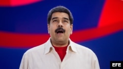 El presidente de Venezuela Nicolás Maduro.