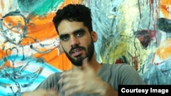 El grafitero cubano Danilo Maldonado, "El Sexto".