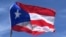 La bandera de Puerto Rico. 