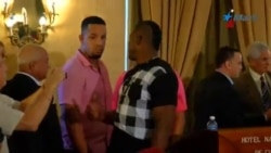 Peloteros cubanos de Grandes Ligas hablan con la prensa en el primer día de su visita a la isla Peloteros cubanos de Grandes Ligas hablan con la prensa en el primer día de su visita a la isla