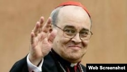 El Cardenal cubano Jaime Ortega Alamino,